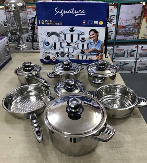 12 pcs Signature Cookware Set
