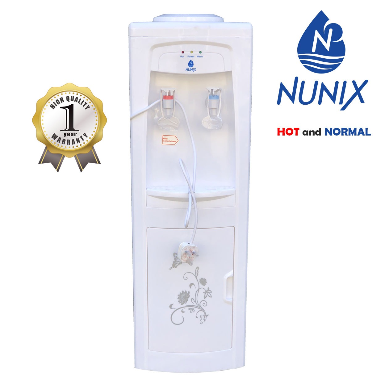 Nunix Hot and Cold Water Dispenser-White