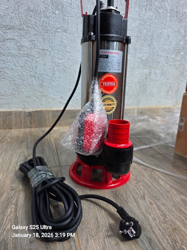 1.0HP Sewage Submersible Pump with a 12-meter (12M) max head