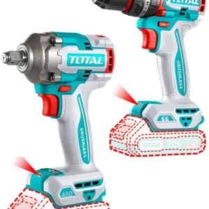 Total Cordless 2 pcs combo kit 66Nm 20V