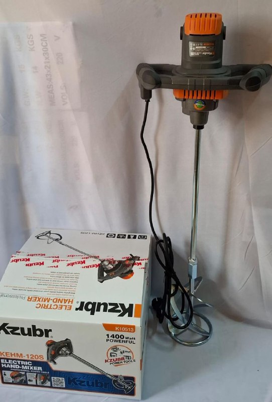 Kzubr KEHM-120S electric hand-mixer 1400w
