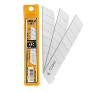 Ingco 10 Pcs 18mm knife blades set